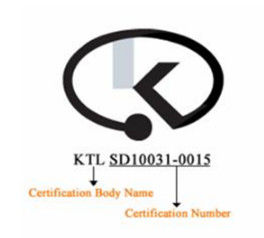 ซื้อ เกาหลี EK Certification ระบบการรับรองความปลอดภัยของสินค้าไฟฟ้าที่บังคับใช้ของเกาหลีใต้ online manufacture